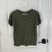 Zara Tops | Khaki Zara T Shirt | Color: Green | Size: S