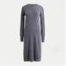 J. Crew Dresses | J.Crew Longsleeve Everyday Cashmere Crewneck Dress | Color: Gray | Size: Xs