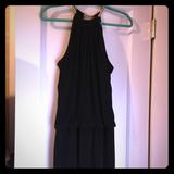 Jessica Simpson Dresses | Jessica Simpson Halter Dress /Black | Color: Black | Size: 6