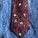 Disney Accessories | Disney Necktie W/ Mickey, Donald And Goofy Paisley | Color: Red | Size: Os