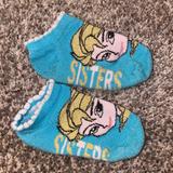 Disney Accessories | Disney Sisters Forever Elsa Socks | Color: Blue/White | Size: Osg