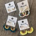 Madewell Jewelry | Bundle Of 4 Brand New Madewell Earrings! | Color: Gold | Size: Os