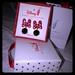 Disney Jewelry | Disneyparks Minnie Ears Earrings | Color: Black/Red | Size: Os