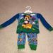 Disney Pajamas | Mickey Mouse Pajama Set | Color: Blue/Green | Size: 24mb