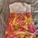 Lilly Pulitzer Dresses | Lily Pulitzer Floral Dress | Color: Pink/Yellow | Size: 0