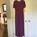 Lularoe Dresses | Hp Lularoe Maria Maxi Dress In Purple | Color: Purple | Size: Xs