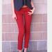 Anthropologie Jeans | Adriano Goldschmied The Stevie Ankle | Color: Red | Size: 25