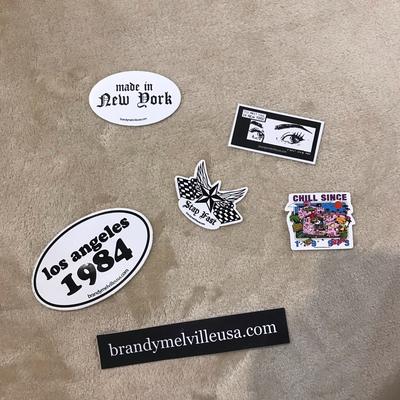 Brandy Melville Office | Brandy Melville Stickers | Color: Black/White | Size: Os