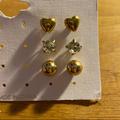 Urban Outfitters Jewelry | Bonus Pack Of Earring Studs | Color: Gold/White | Size: Os