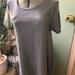 Lularoe Dresses | Lularoe T-Shirt Dress | Color: Gray | Size: Xs