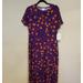 Lularoe Dresses | Lularoe Maria Dress Size S | Color: Orange/Purple | Size: S