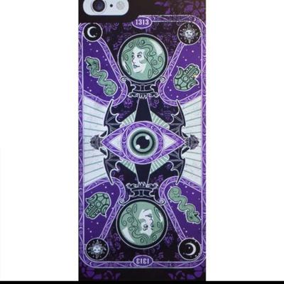 Disney Accessories | Disney Haunted Mansion Galaxy S6 Custom Phone Case | Color: Black/Purple | Size: Galaxy S6