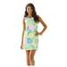 Lilly Pulitzer Dresses | Lilly Pulitzer Cathy Shift Dress Hibiscus Stroll | Color: Green/Pink | Size: 00