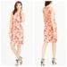 J. Crew Dresses | J. Crew Sun Faded Tropical Sheath Dress | Color: Cream/Pink | Size: 8