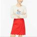 J. Crew Skirts | J. Crew Scalloped A-Line Skirt Nwt | Color: Red | Size: 4