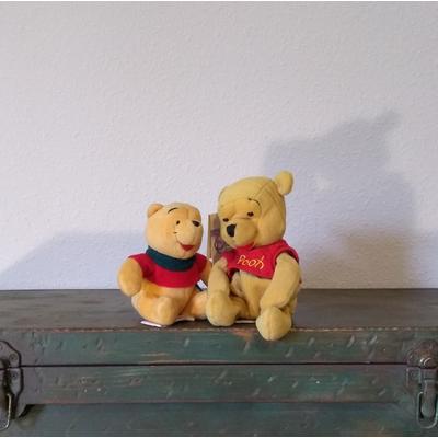 Disney Toys | Disney Store Mini Bean Pooh. | Color: Red/Yellow | Size: Appr.4" And 8"