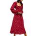 Free People Dresses | Free People Lris Floral Midi Dress | Color: Blue/Red | Size: Xs