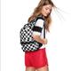Pink Victoria's Secret Bags | New Victoria’s Secret Pink Checker Backpack Rare | Color: Black/White | Size: Large
