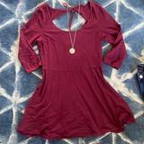 American Eagle Outfitters Dresses | Aeo Red Tie Back Dress Xl | Color: Red | Size: Xl