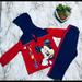 Disney Matching Sets | Disney Baby Boy 2 Piece Set 12 Months | Color: Blue/Red | Size: 12mb