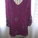 Free People Dresses | Nwt Free People Embroidered Dress | Color: Purple | Size: Xs