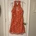 Free People Dresses | Free People Women’s Lace Dress. Color Is Coral. | Color: Orange/Red | Size: M