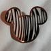 Disney Accessories | Disney Zebra Striped Mickey Pin | Color: Black/Silver | Size: Osbb