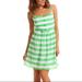 Lilly Pulitzer Dresses | Lilly Pulitzer Stripe Dress | Color: Green/White | Size: 0