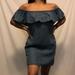 American Eagle Outfitters Dresses | Denim Off The Shoulder Dress | Color: Blue | Size: Xs