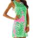 Lilly Pulitzer Dresses | Lilly Pulitzer Perla Pink Pout Shift Dress Sz Xs | Color: Green/Pink | Size: Xs