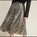 Anthropologie Skirts | Maeve Orleans Anthro Sequin Skirt Nwot | Color: Black | Size: M