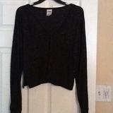 Pink Victoria's Secret Tops | Juniors Pink Crop Sweater | Color: Black | Size: Sj