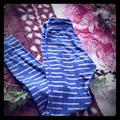 Lularoe Pants & Jumpsuits | Lularoe Pants Color Blue And Gray Stripes | Color: Blue/Gray | Size: M