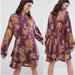 Free People Dresses | Free People Purple Shake It Mini Dress Tunic | Color: Orange/Purple | Size: Xs