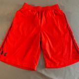 Under Armour Bottoms | Boys Under Armour Shorts - Ymd - Loose Fit Orange | Color: Gray/Orange | Size: Mb