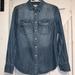 J. Crew Tops | J. Crew Denim Western Chambray Shirt | Color: Blue | Size: 2