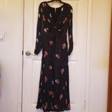Free People Dresses | Free People Maxi Dress Sz Xs | Color: Black/Red | Size: Xs