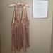 Free People Dresses | Free People Rose Gold Sequin Dress | Color: Cream | Size: 6