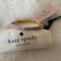 Kate Spade Jewelry | Kate Spade Bracelet | Color: Gold/Purple | Size: One Size Fits All