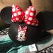 Disney Accessories | Minnie Mouse Ears Hat | Color: Black/Red | Size: Os