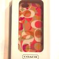Coach Accessories | Coach New Iphone 5 Hard Case | Color: Orange/Pink | Size: Os