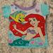 Disney Pajamas | Ariel Mermaid Disney Pj Pajamas Top Shirt Girls 2t | Color: Green/Red | Size: 2tg