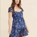 Free People Dresses | New Nwt Free People Pattern Play Mini Dress Cool C | Color: Blue | Size: Xs