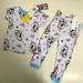 Disney Matching Sets | Disney Minnie Mouse Cute Unicorn Pajama Set | Color: White/Silver | Size: 24mb