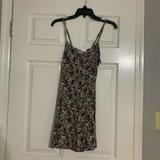 American Eagle Outfitters Dresses | Floral American Eagle Dress | Color: Black/Green | Size: Xs