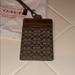 Coach Accessories | Coach Mini Signature C Lanyard Khaki/Toffee | Color: Brown/Tan | Size: 2x3