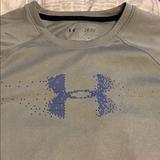 Under Armour Shirts | Fitted Under Armour Long Sleeve Shirt | Color: Gray/Silver | Size: S