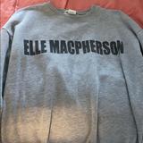 Zara Tops | Elle Macpherson Sweatshirt | Color: Gray | Size: S