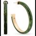 Michael Kors Jewelry | Michael Kors, Gold Tone And Green Jade Hoops | Color: Gold/Green | Size: Os