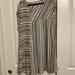 Free People Dresses | Free People Striped Dress Or Cover Up | Color: Cream/Gray | Size: L